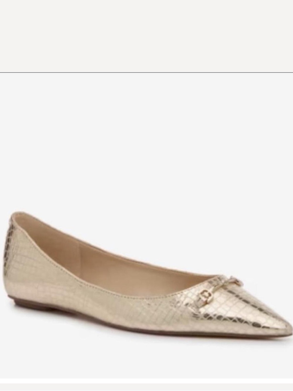 Sam Edelman Nori Gold Ballet Flats